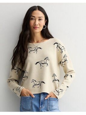 Chelsea & Theodore horse sweater
